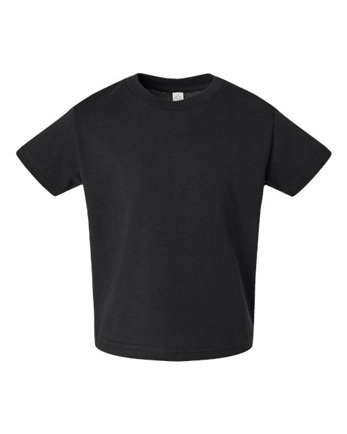 Rabbit Skins Youth Juvy Tee - Black Front