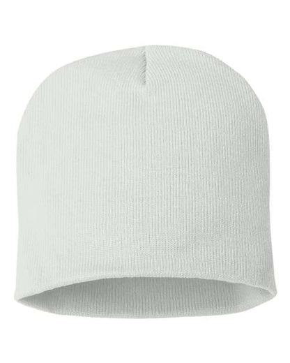 Sportsman 8" Beanie - White Front