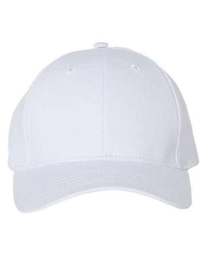 Valucap Cotton Twill Cap - White Front