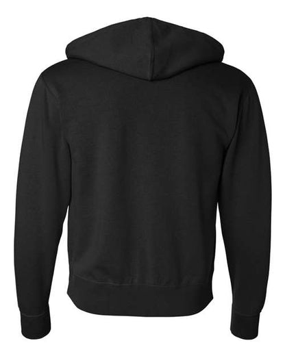 Independent Trading Co. Unisex Lightweight Full-Zip Hooded Sweatshirt - Back
