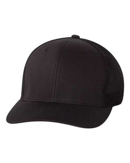 Flexfit Trucker Cap - Black Front