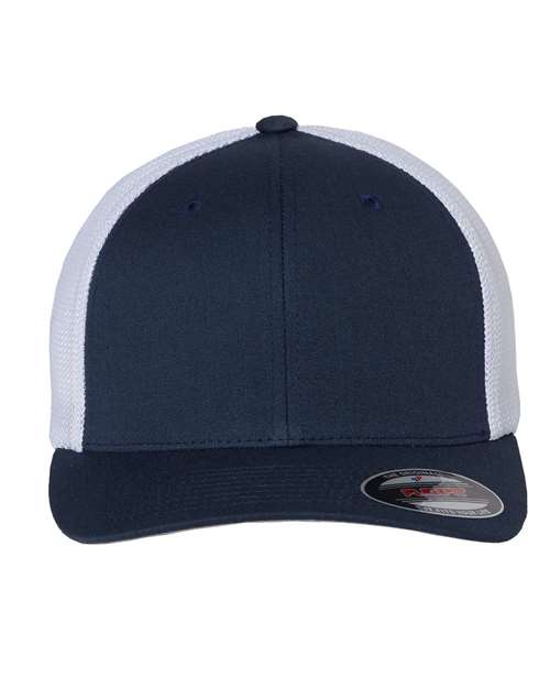 Flexfit Trucker Cap - Navy/ White Front