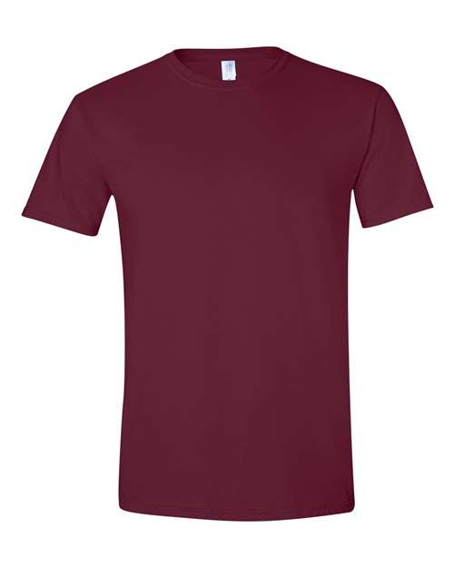 Unisex Softstyle® T-Shirt - Maroon Front