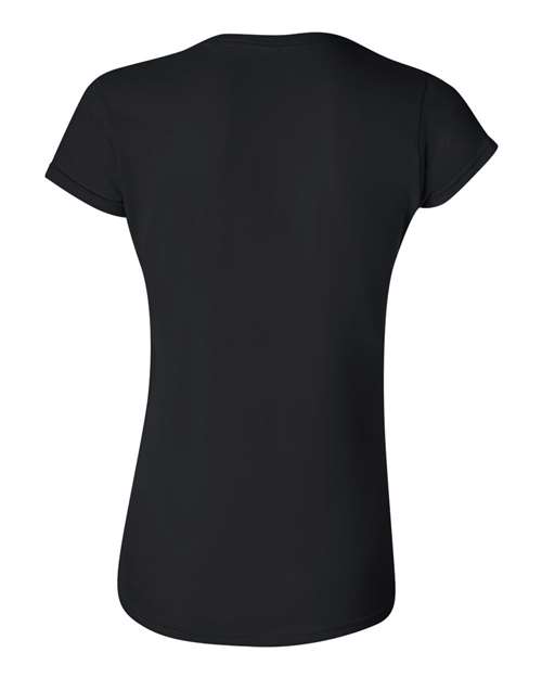 Women's Softstyle® T-Shirt - Black Back