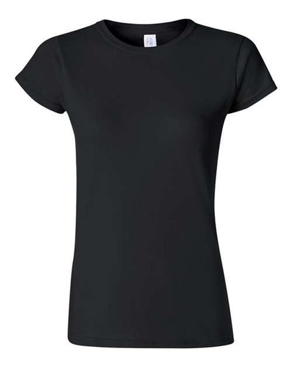 Women's Softstyle® T-Shirt - Black Front