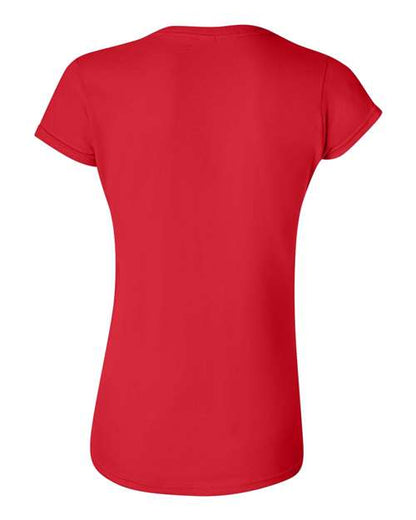 Women's Softstyle® T-Shirt - Red Back