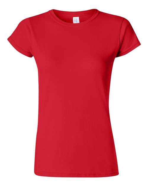 Women's Softstyle® T-Shirt - Red Front