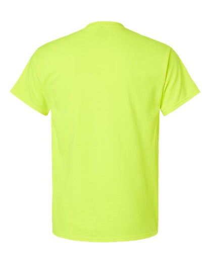 Unisex Ultra Cotton® Pocket T-Shirt - Safety Green Back