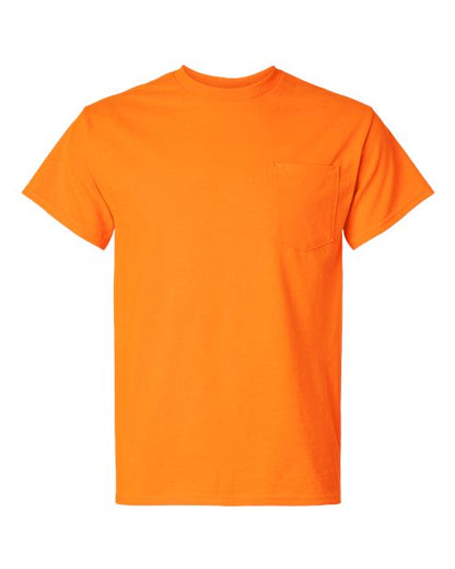 Unisex Ultra Cotton® Pocket T-Shirt - Safety Orange Front