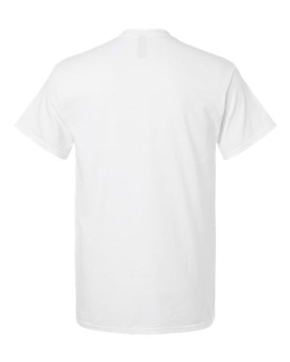Unisex Ultra Cotton® Pocket T-Shirt - White Back