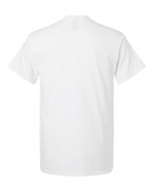 Unisex Ultra Cotton® Pocket T-Shirt - White Back