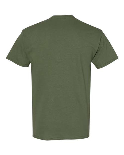 Unisex Heavy Cotton™ T-Shirt - Military Green Back