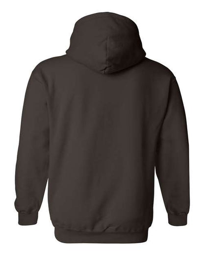 Unisex Heavy Blend™ Hooded Sweatshirt - Dark Chocolate Back