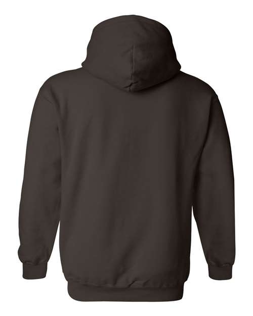Unisex Heavy Blend™ Hooded Sweatshirt - Dark Chocolate Back