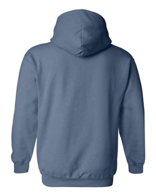 Unisex Heavy Blend™ Hooded Sweatshirt - Indigo Blue Back