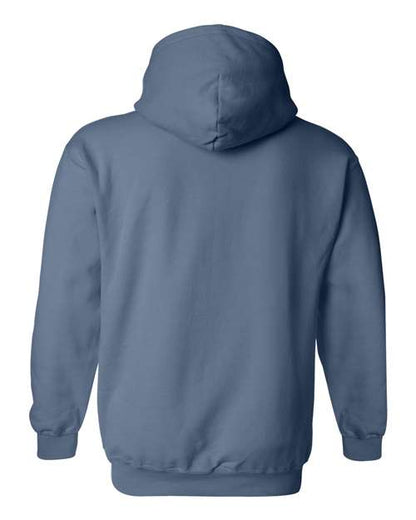Unisex Heavy Blend™ Hooded Sweatshirt - Indigo Blue Back