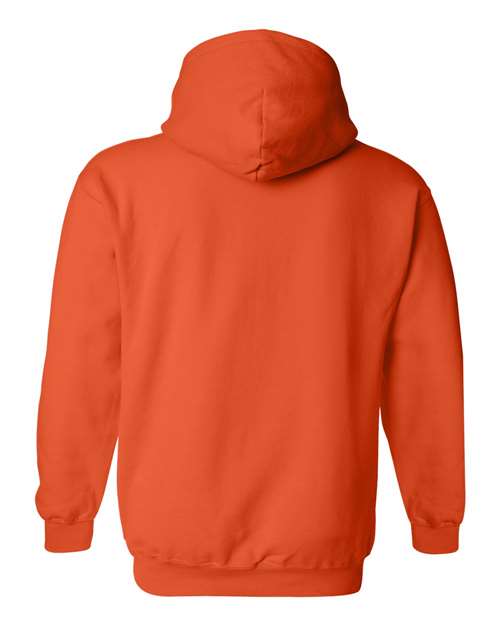 Unisex Heavy Blend™ Hooded Sweatshirt - Orange Back