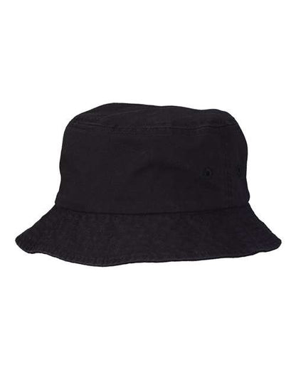 Valucap Bucket Hat - Black Front