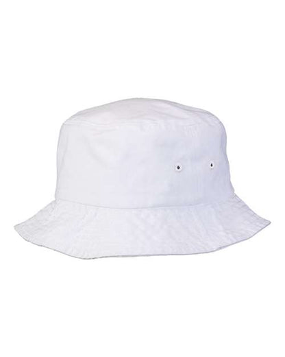 Valucap Bucket Hat - White Front