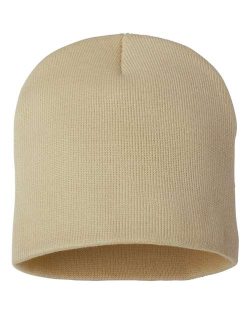Sportsman 8" Beanie - Camel Front