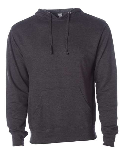 Independent Trading Co. Unisex Midweight Hooded Sweatshirt - Charcoal Heather Front