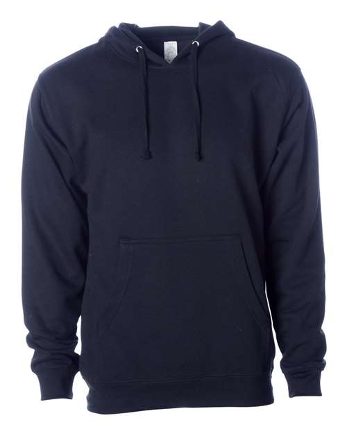 Independent Trading Co. Unisex Midweight Hooded Sweatshirt - Classic Navy Front