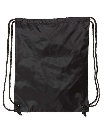 Liberty Bags Drawstring Pack with DUROcord - Black Front