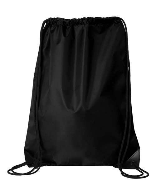 Liberty Bags Value Drawstring Bag - Black Front