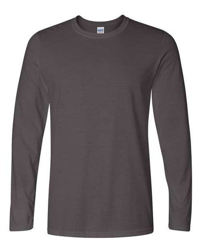 Unisex Softstyle® Long Sleeve T-Shirt - Charcoal Front