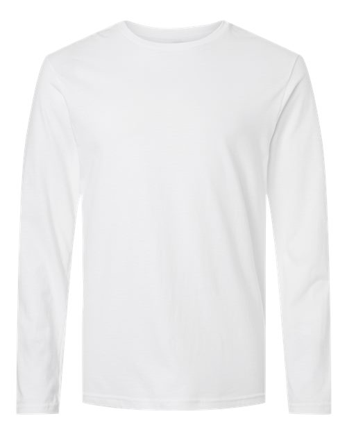 Unisex Softstyle® Long Sleeve T-Shirt - White Front