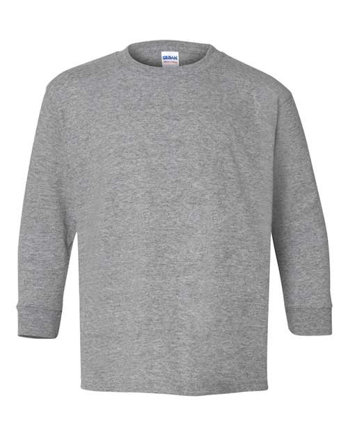 Youth Heavy Cotton™ Long Sleeve T-Shirt - Sport Grey Front