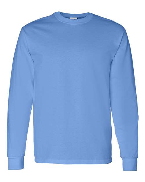 Unisex Heavy Cotton™ Long Sleeve T-Shirt - Carolina Blue Front