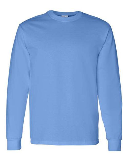 Unisex Heavy Cotton™ Long Sleeve T-Shirt - Carolina Blue Front