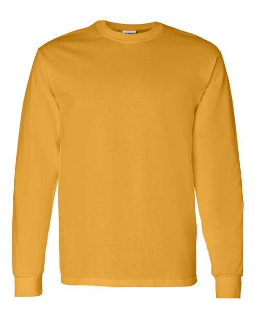 Unisex Heavy Cotton™ Long Sleeve T-Shirt - Gold Front