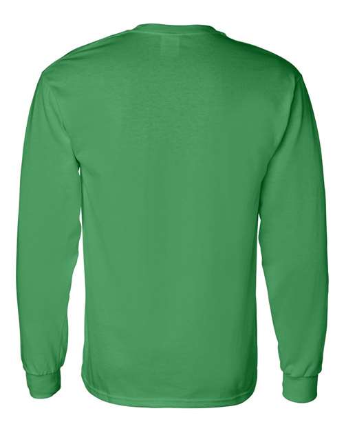 Unisex Heavy Cotton™ Long Sleeve T-Shirt - Irish Green Back