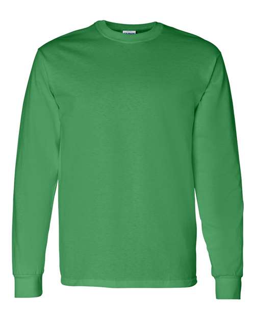 Unisex Heavy Cotton™ Long Sleeve T-Shirt - Irish Green Front