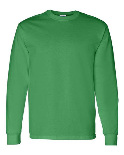 Unisex Heavy Cotton™ Long Sleeve T-Shirt - Irish Green Front