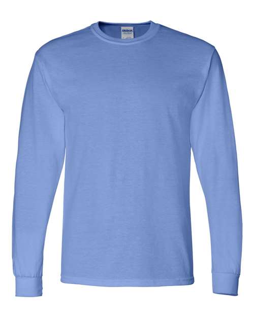 Gildan Unisex DryBlend® 50/50 Long Sleeve T-Shirt - Carolina Blue Front