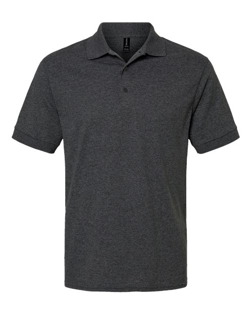 Unisex DryBlend® Polo - Dark Heather Front