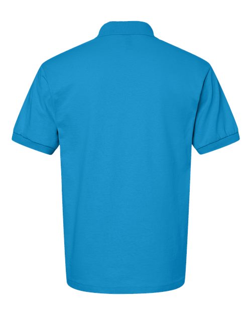 Unisex DryBlend® Polo - Sapphire Back