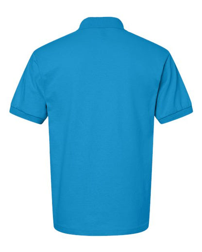 Unisex DryBlend® Polo - Sapphire Back