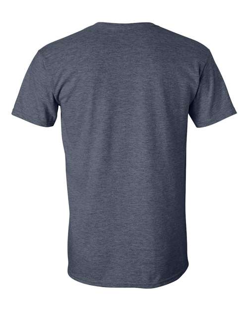 Unisex Softstyle® T-Shirt - Heather Navy Back