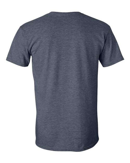 Unisex Softstyle® T-Shirt - Heather Navy Back