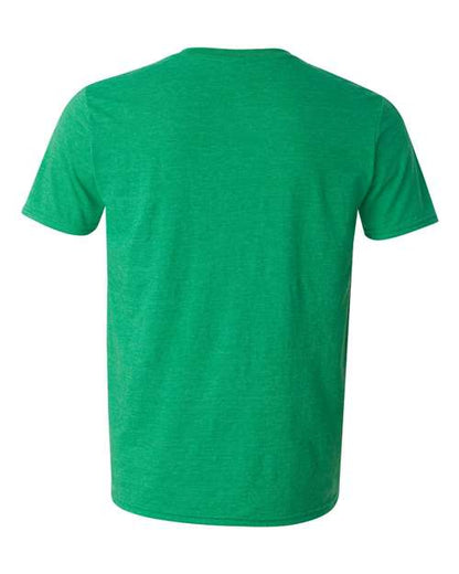 Unisex Softstyle® T-Shirt - Heather Irish Green Back