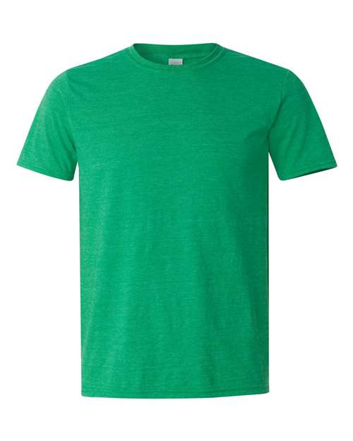 Unisex Softstyle® T-Shirt - Heather Irish Green Front