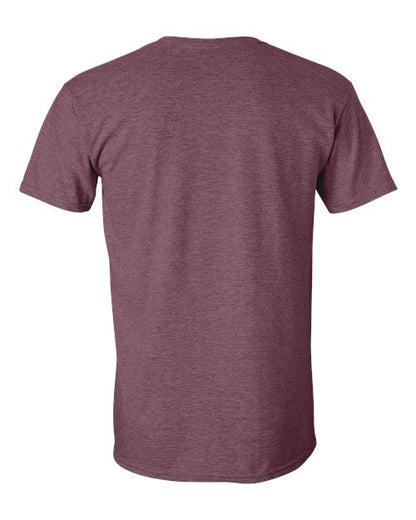 Unisex Softstyle® T-Shirt - Heather Maroon Back