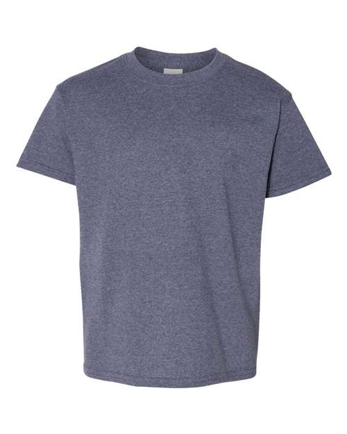 Youth Heavy Cotton™ T-Shirt - Heather Navy Front