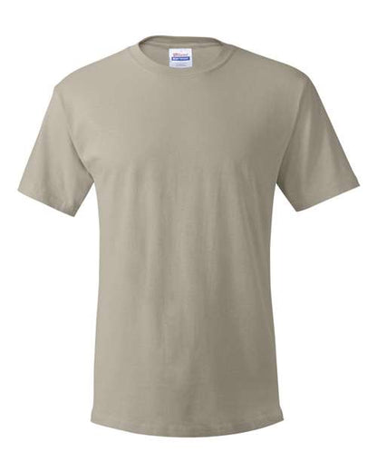 Hanes Unisex Essential-T T-Shirt - Sand Front