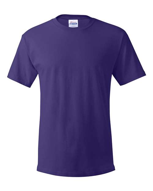 Hanes Unisex Essential-T T-Shirt - Purple Front