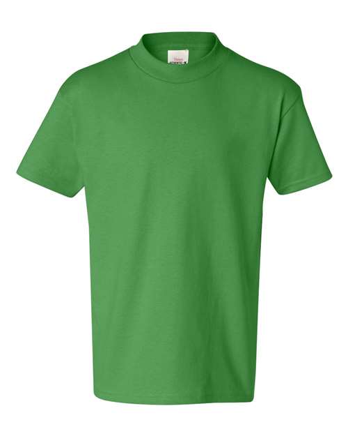 Hanes Youth Authentic T-Shirt - Shamrock Green Front